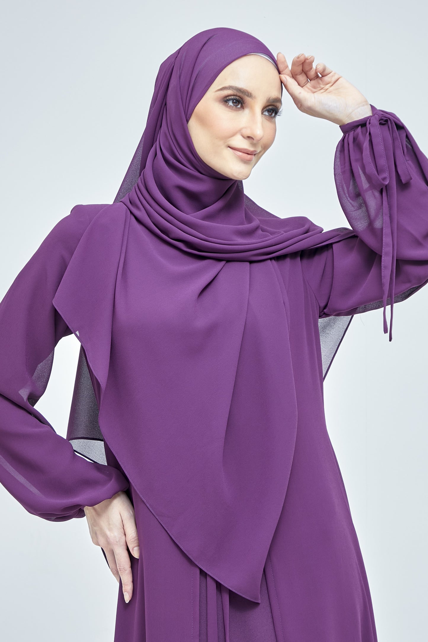 Jubah Maisara Plum