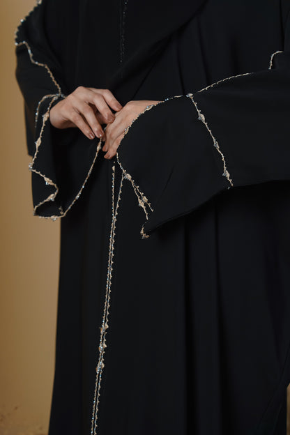 LAIQA ABAYA BLACK