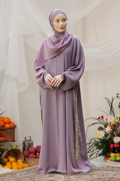 TYESHA ABAYA DUSTY PURPLE