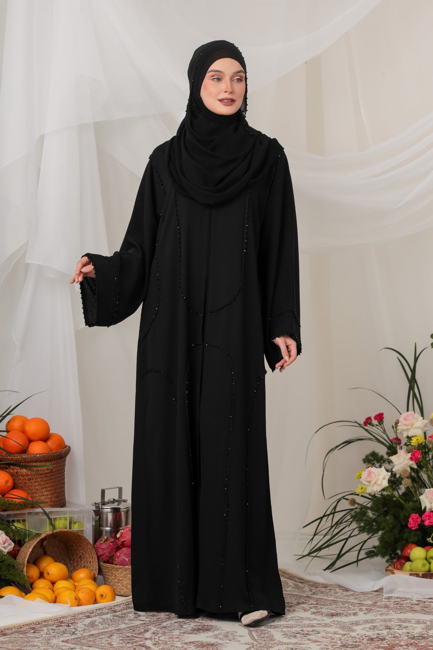 PETRA ABAYA BLACK