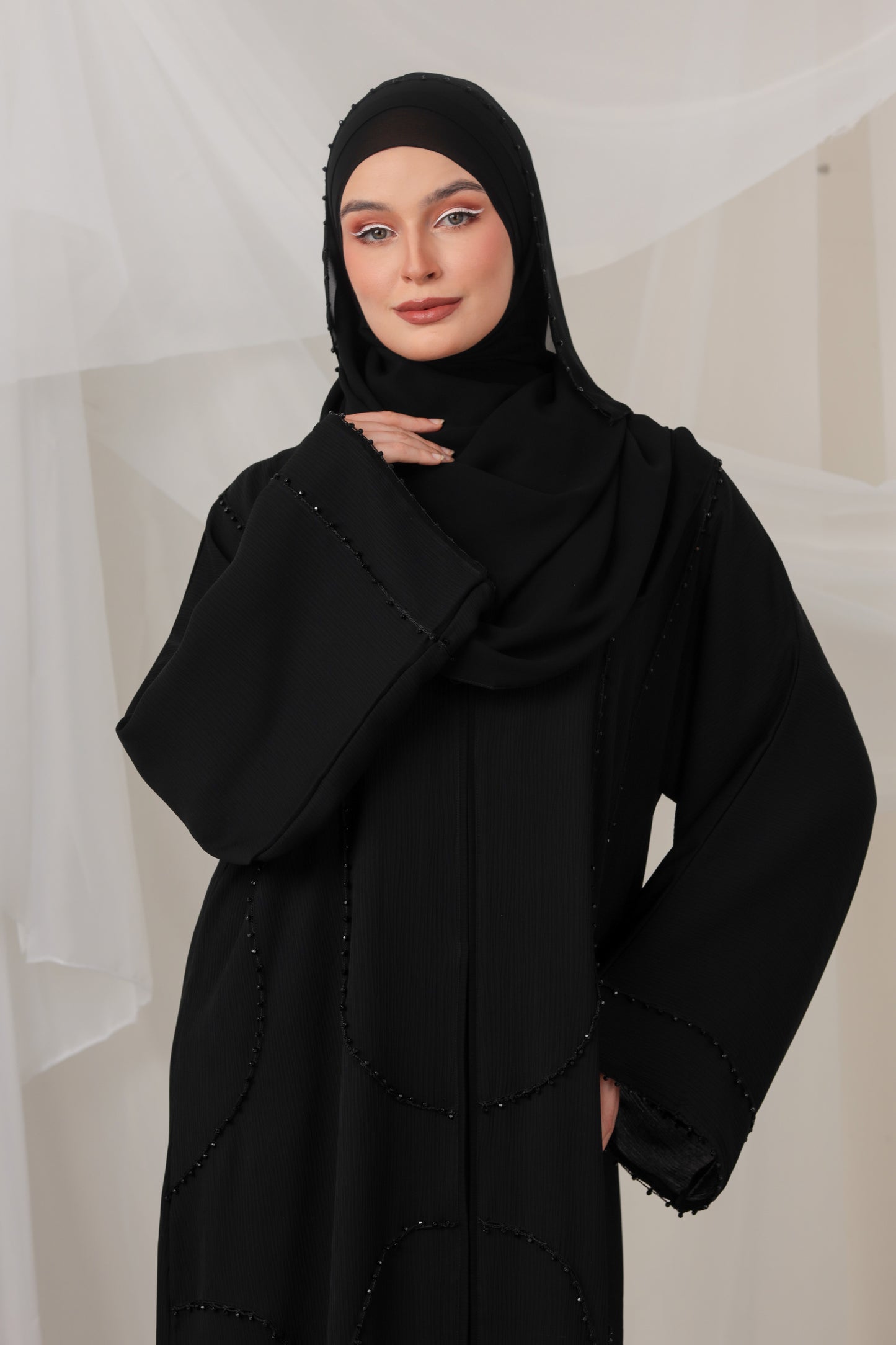 PETRA ABAYA BLACK