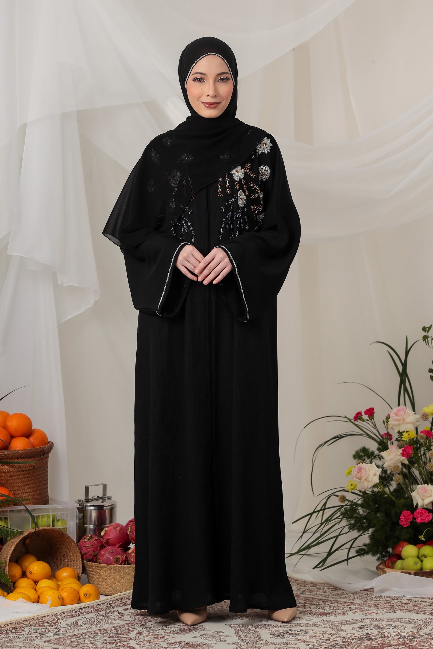 EDREA ABAYA BLACK