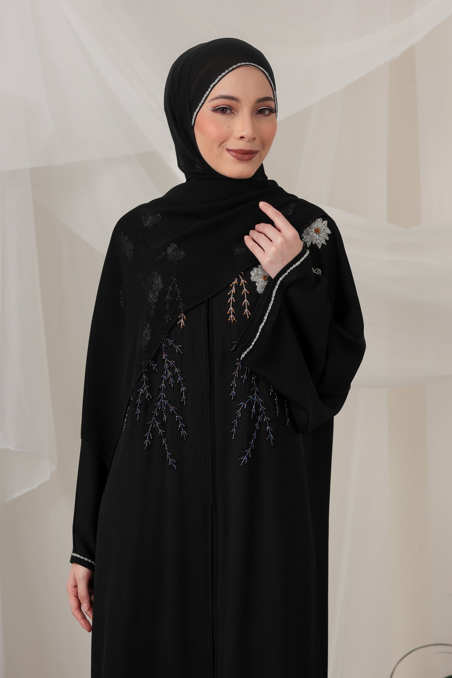 EDREA ABAYA BLACK