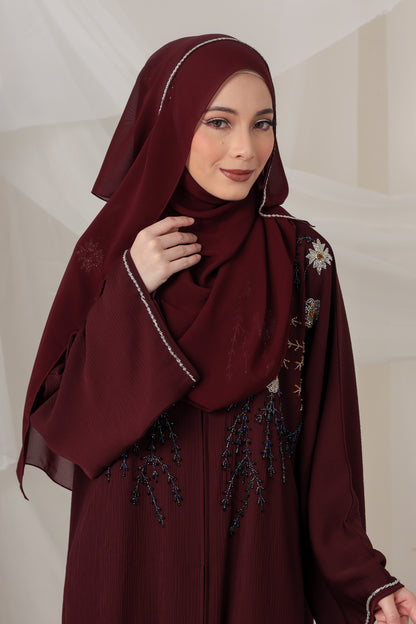 EDREA ABAYA MAROON