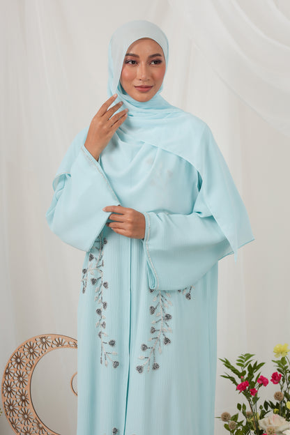 MEHAR ABAYA BABY BLUE