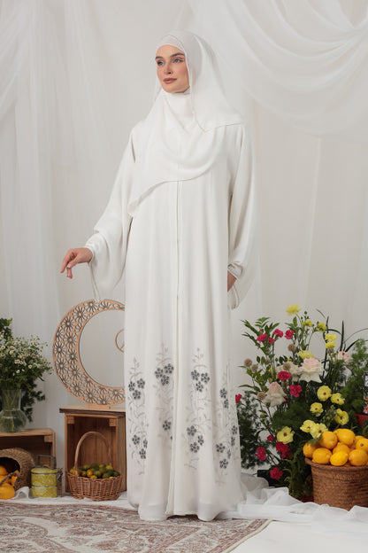 NADA ABAYA WHITE