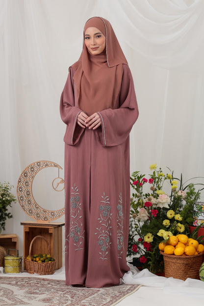 NADA ABAYA DUSTY PINK