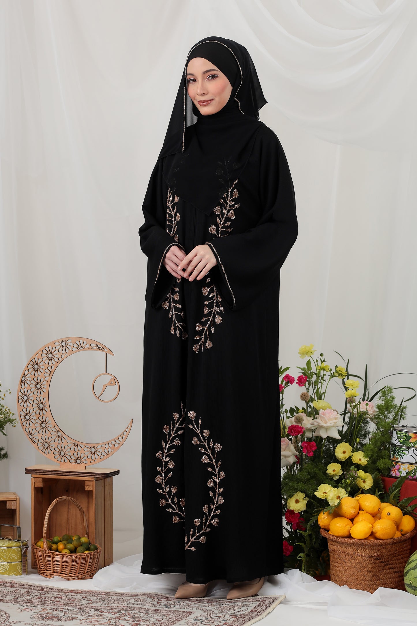 MEHAR ABAYA BLACK