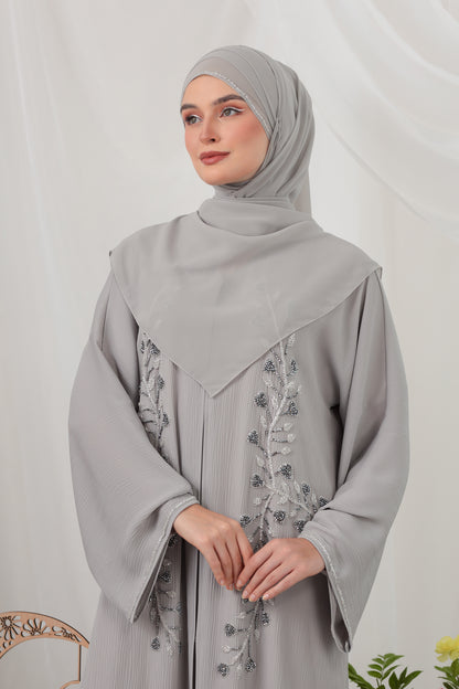 MEHAR ABAYA GREY