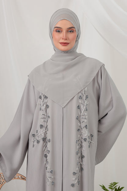 MEHAR ABAYA GREY