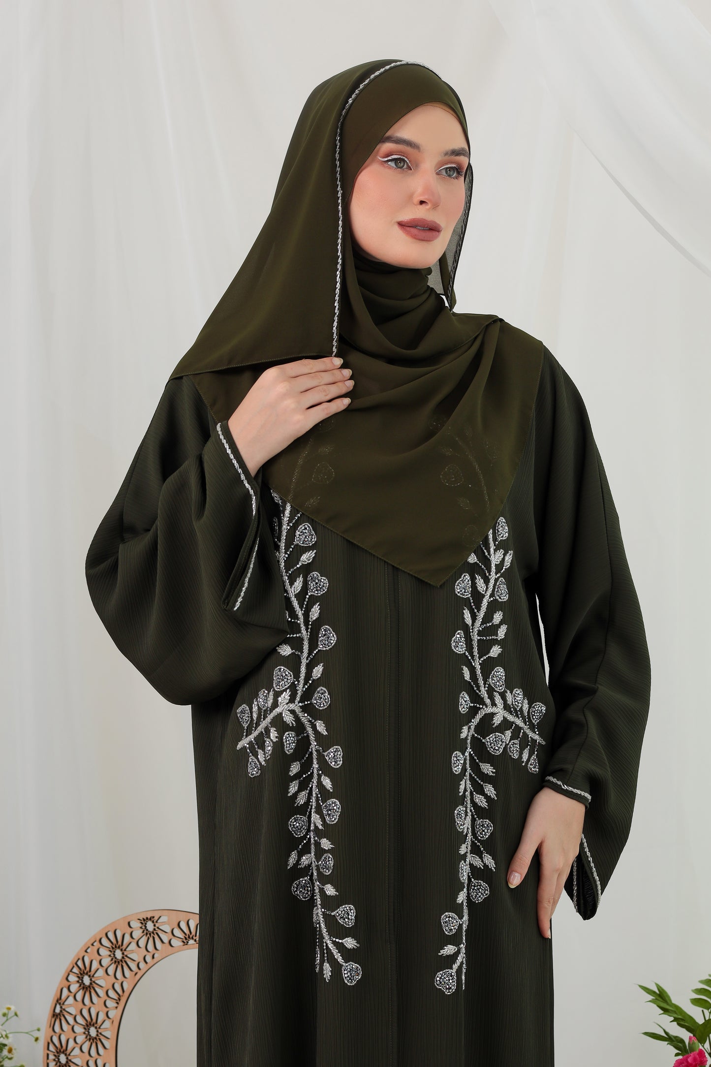 MEHAR ABAYA OLIVE