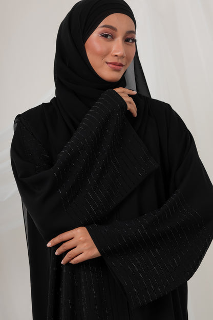 RHEA ABAYA BLACK