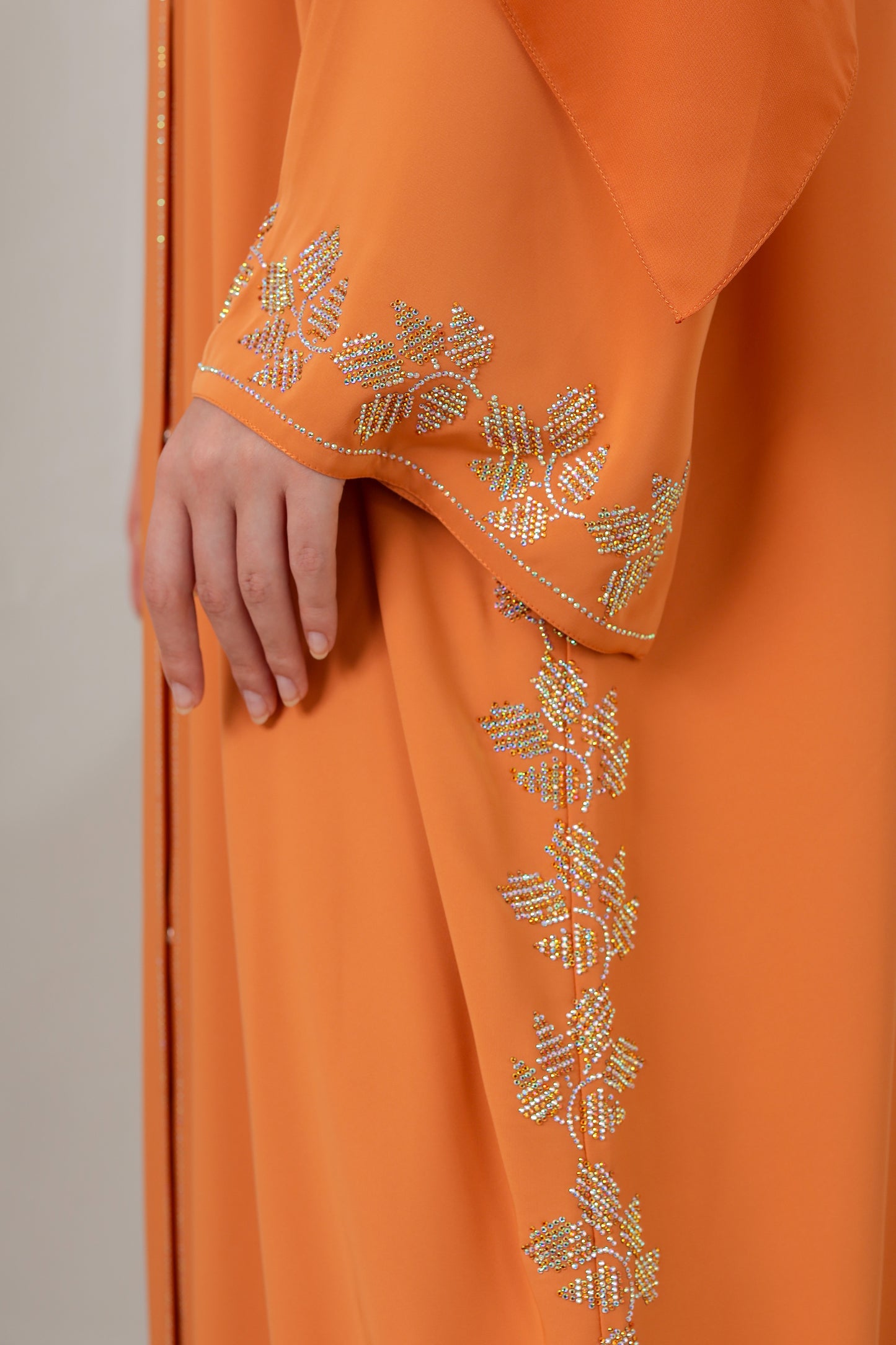 JAWHARA ABAYA ORANGE