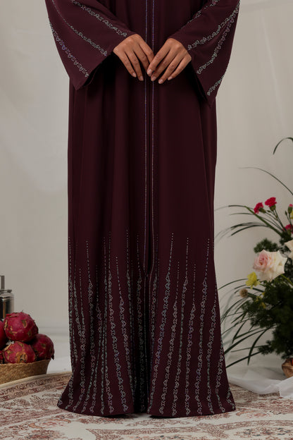 LANA ABAYA DARK PURPLE