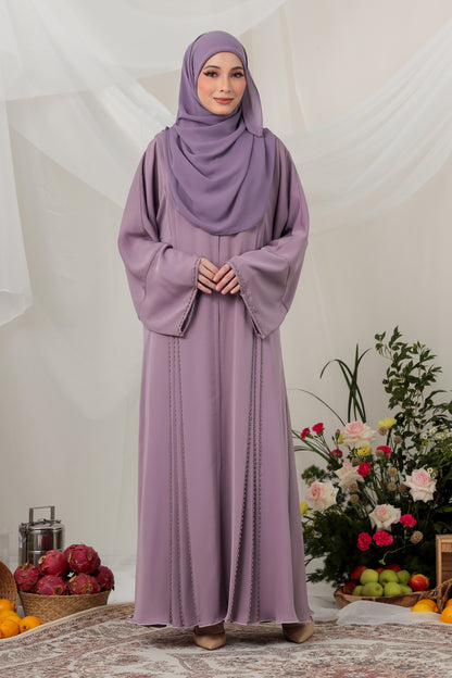 KABEERA ABAYA DUSTY PURPLE