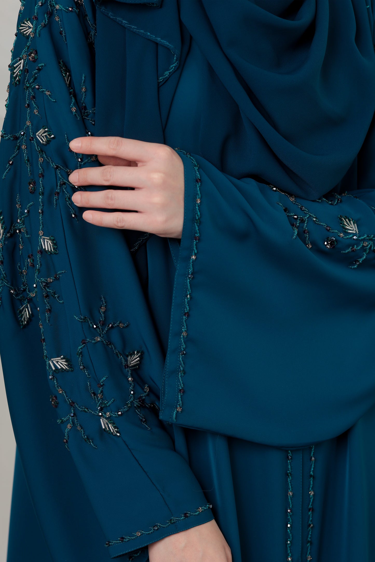 ENDRA ABAYA TEAL BLUE