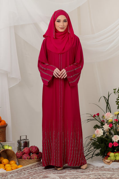 LANA ABAYA SHOCKING PINK