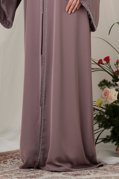 JAMILYA ABAYA DUSTY PURPLE