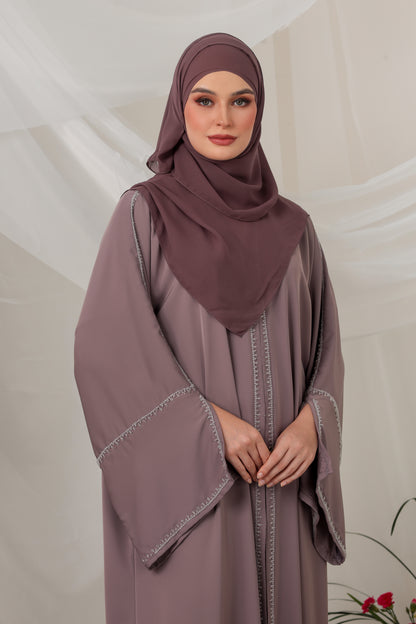 JAMILYA ABAYA DUSTY PURPLE