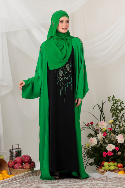 RUH ABAYA GREEN