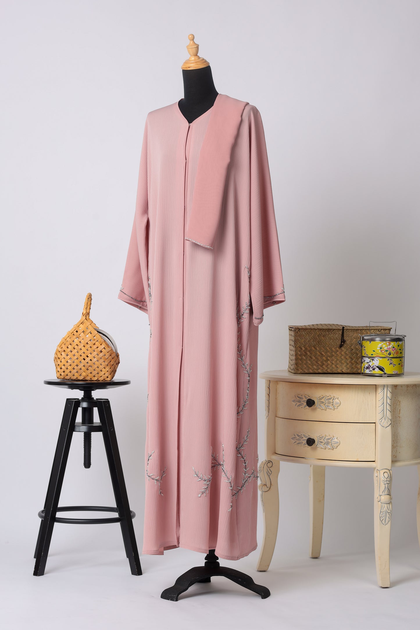 NAZNEEN ABAYA PINK