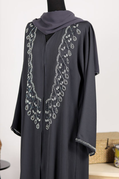 ZEYNA ABAYA GREY