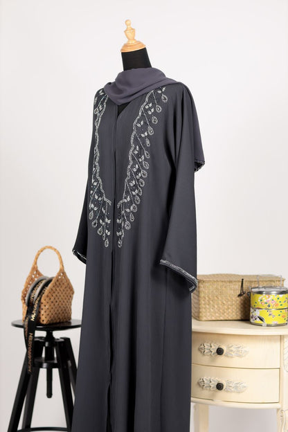 ZEYNA ABAYA GREY