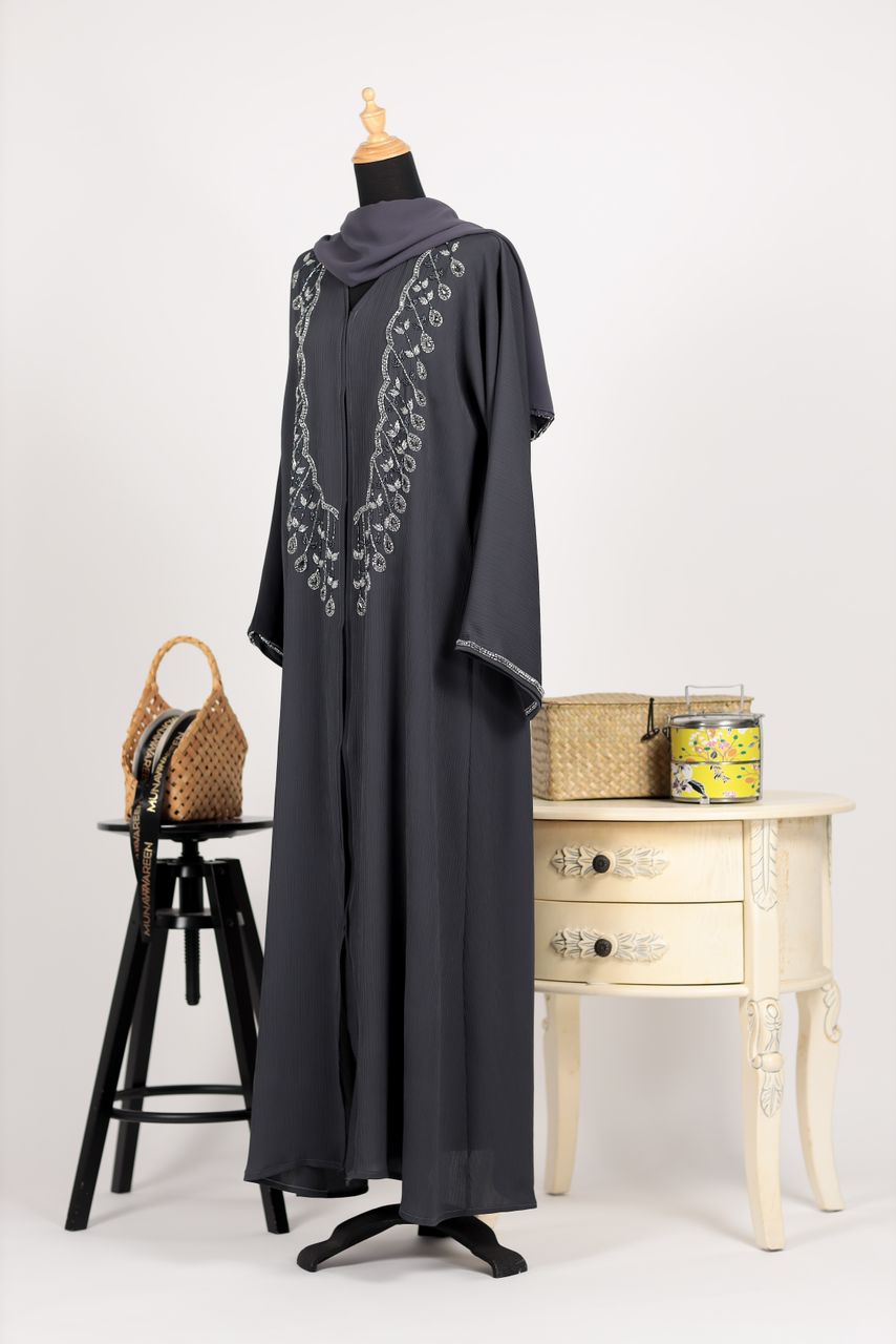 ZEYNA ABAYA GREY