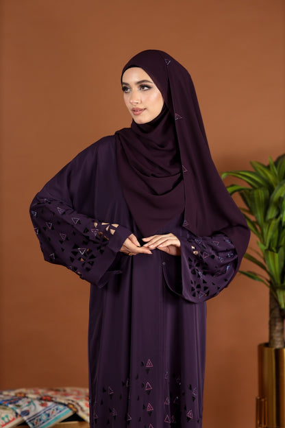 AMEENA ABAYA PURPLE