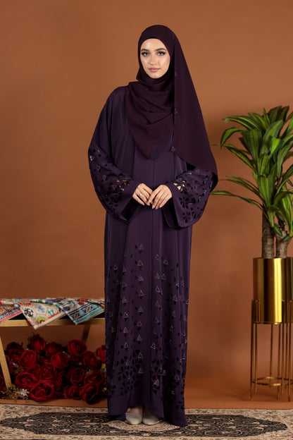 AMEENA ABAYA PURPLE